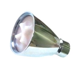 SHB0011 Brass Shower Head, Vandal-proof 1.8 GPM with Removable Water Restriction